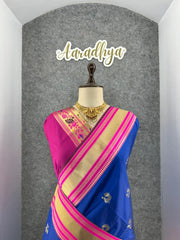 Traditional Paithani Kadiyal Border Saree