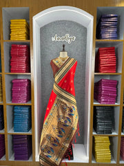 Traditional Paithani Kadiyal Border Saree