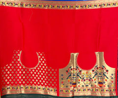 Traditional Kanchivaram Patola Paithani Silk Saree