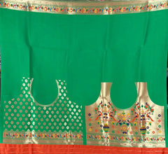 Traditional Kanchivaram Patola Paithani Silk Saree