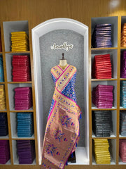 Traditional Kanchivaram Patola Paithani Silk Saree