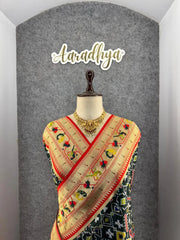 Traditional Kanchivaram Patola Paithani Silk Saree