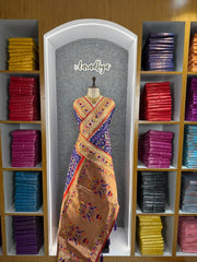 Traditional Kanchivaram Patola Paithani Silk Saree