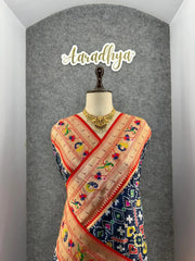 Traditional Kanchivaram Patola Paithani Silk Saree