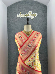Traditional Kanchivaram Patola Paithani Silk Saree