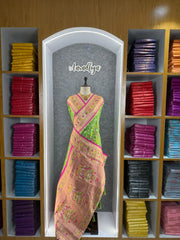 Traditional Kanchivaram Patola Paithani Silk Saree