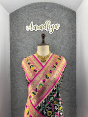Traditional Kanchivaram Patola Paithani Silk Saree