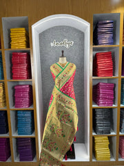 Traditional Kanchivaram Patola Paithani Silk Saree