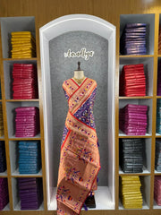 Traditional Kanchivaram Patola Paithani Silk Saree