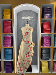 Elegant Matka Silk Embroidered Saree
