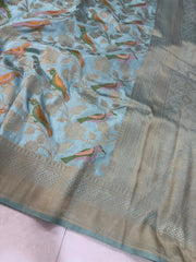 Banarasi Khadi Georgette Trending Saree