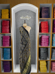 Premium Pure Gaji Silk Bandhani Dupatta