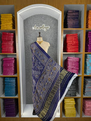 Premium Pure Gaji Silk Bandhani Dupatta