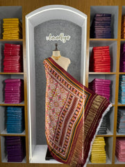 Premium Pure Gaji Silk Patola Dupatta