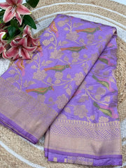 Banarasi Khadi Georgette Trending Saree