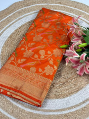 Banarasi Khadi Georgette Trending Saree