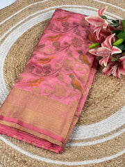 Banarasi Khadi Georgette Trending Saree