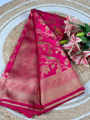 Banarasi Khadi Georgette Trending Saree
