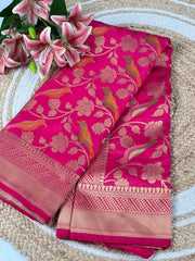 Banarasi Khadi Georgette Trending Saree