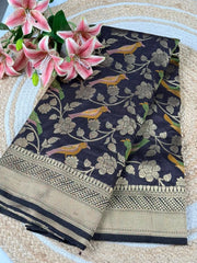 Banarasi Khadi Georgette Trending Saree