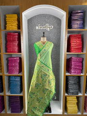 Rajwadi Mor Paithani Zari Butti Saree