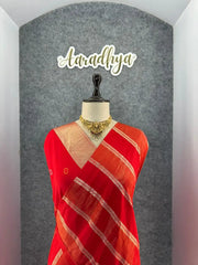 Premium Dola Silk Lagdi Patta Saree