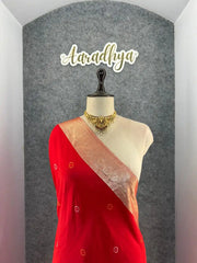 Premium Dola Silk Lagdi Patta Saree