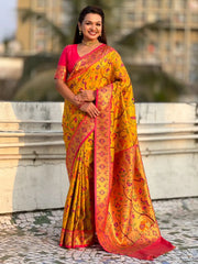 Super-Hit All Over Tissue Silk Paithani Saree