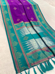 Soft Silk Rangoli Zari Saree – Traditional Edition