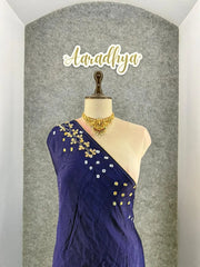 Gaji Silk Original Bandhani Gota Pati Hand Work Saree