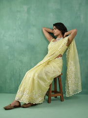 Wedding Season Embroidery Designer Saree