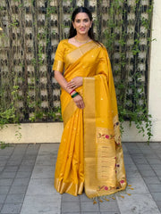 Pichwai Paithani Silk Saree – Royal Heritage Collection