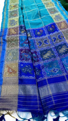 Pure Khadi Raw Silk Weaving Patola Saree