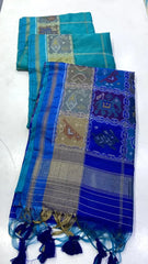 Pure Khadi Raw Silk Weaving Patola Saree