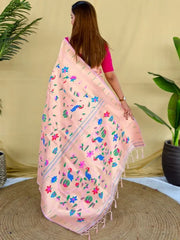 Pure Silk Kanchipuram Full Weaving Wedding Special Paithani Saree