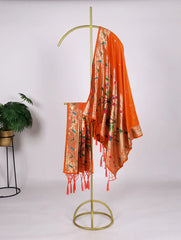 Soft Jacquard Weaving Paithani Dupattas