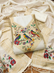 AE-021 – Multicolor Bird Motif Paithani Suit Set