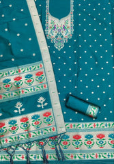 AE-004 – Soft Silk Unstitched Paithani Suits