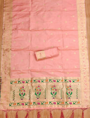 AE-015 – Royal Elephant Paithani Unstitched Suit