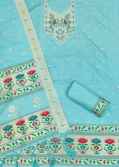 AE-004 – Soft Silk Unstitched Paithani Suits