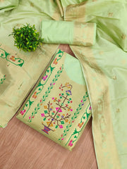 AE-015 – Royal Elephant Paithani Unstitched Suit