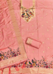 AE-021 – Multicolor Bird Motif Paithani Suit Set