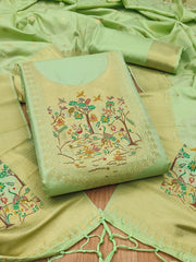 AE-010 – Premium Zari Bird Design Paithani Suit