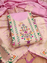 AE-015 – Royal Elephant Paithani Unstitched Suit