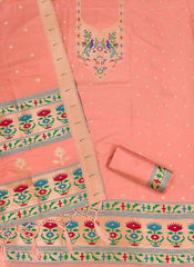 AE-004 – Soft Silk Unstitched Paithani Suits