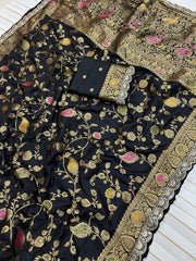 Dola SIlk Designer Banarasi Saree