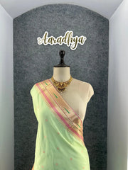 Pure Silk Kanchipuram Full Weaving Wedding Special Paithani Saree