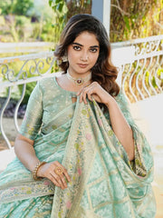 Latest Bandhani Organza Patola Saree