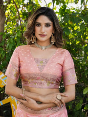 Latest Bandhani Organza Patola Saree