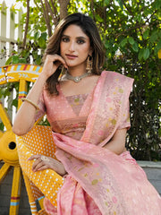 Latest Bandhani Organza Patola Saree